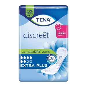 ASSORBENTE INCONTINENZA LEGGERA TENA DISCREET EXTRA PLUS 16PEZZI