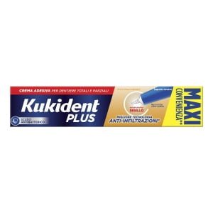 KUKIDENT PLUS SIGILLO ANTI INFILTRAZIONI CREMA ADESIVA DENTIERE 57 G