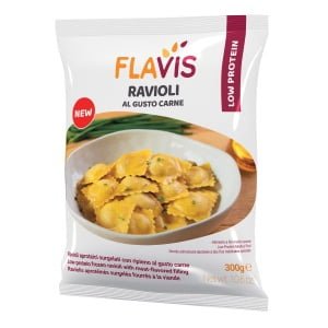 FLAVIS RAVIOLI AL GUSTO CARNE SURGELATI APROTEICI 300 G