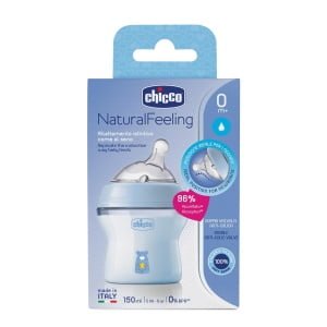 CHICCO BIBERON NAT FEEL PP 0M+ 150 ML BIMBO