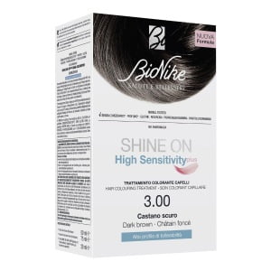 SHINE ON HIGH SENSITIVITY PLUS CASTANO SCURO 3,00 RIVELATOREIN CREMA 75 ML + CREMA COLORANTE 50 ML