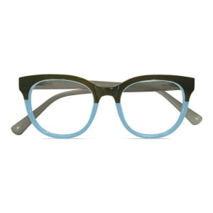 OCCHIALE DA LETTURA PREMONTATO TWINS GOLD MERLOT CELESTE +2,00 DIOTTRIE 1 PAIO