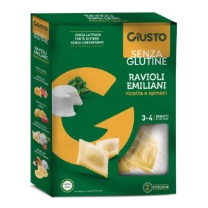 GIUSTO SENZA GLUTINE RAVIOLI RICOTTA E SPINACI 250 G