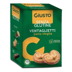 GIUSTO SENZA GLUTINE VENTAGLIETTI 6 PEZZI DA 25 G