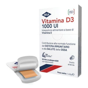 VITAMINA D3 IBSA 1000UI 30 FILM ORODISPERSIBILI