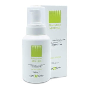 DERMAFFINE MOUSSE DETERGENTE DELICATO E NUTRIENTE CON PREBIOTICI 200 ML