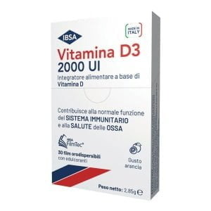 VITAMINA D3 IBSA 2000 UI 30 FILM ORODISPERSIBILI