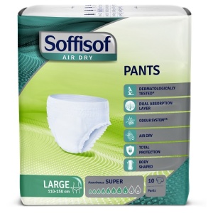 SOFFISOF AIR DRY PANTS SUPER L