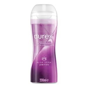DUREX MASSAGE 2 IN 1 GEL MASSAGGIO CORPO E LUBRIFICANTE ALOEVERA 200 ML