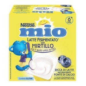 MIO MERENDA LATTE FERMENTATO MIRTILLO 4 PEZZI DA 100 G