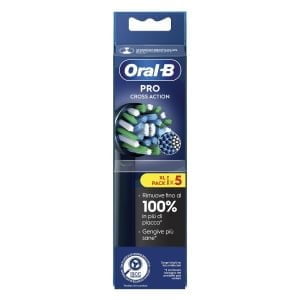 ORALB POWER REFILL EB50 CROSSACTION BK 5 PEZZI