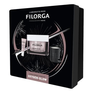 FILORGA XMAS BOX GLOW 2023 1 OXYGEN GLOW 50 ML + 1 OXYGEN GLOW EYES 4 ML + 1 MINI CANDLE