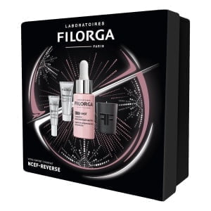 FILORGA XMAS BOX NCEF 2023 1 NCEF SHOT 15 ML + 1 NCEF NIGHTMASK 15 ML + 1 NCEF REVERSE EYES 4 ML + 1 MINI CANDLE