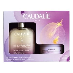 COFANETTO OLIO TRATTANTE LISCIANTE & LUMINOSITA' XMAS 2023 OLIO TRATTANTE LISCIANTE & LUMINOSITA' 50 ML + BURRO CORPO VEGAN RELIPIDANTE VINOTHERAPIST 40 ML