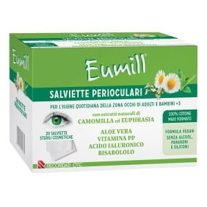 EUMILL SALVIETTE PERIOCULARI 20 PEZZI