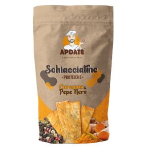 SCHIACCIATINE PROTEICHE PEPE NERO CURCUMA 150 G