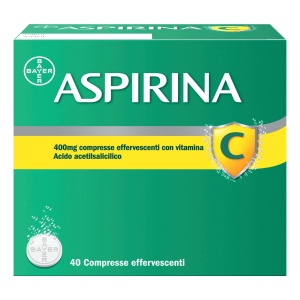 ASPIRINA 40CPR EFF 400MG VIT C