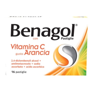 BENAGOL VIT.C 16PAST ARANCIA