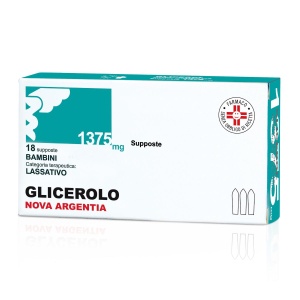 GLICEROLO ARG BB 18SUPP 1500MG
