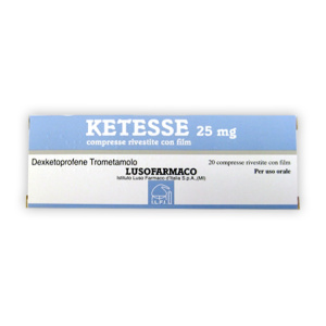 KETESSE 20 CPR RIV. 25 MG