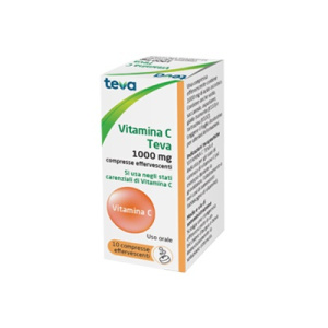 VITAMINA C TEVA 10CPR EFF 1G