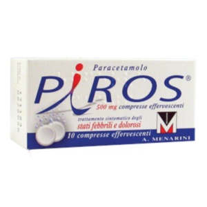 PIROS 10CPR EFF 500MG