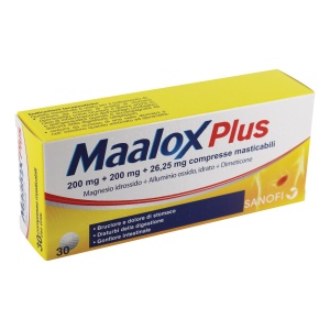 MAALOX PLUS 30CPR MAST GMM