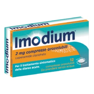 IMODIUM 12CPR OROSOL 2MG