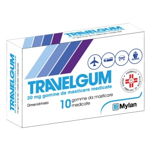 TRAVELGUM 10GOMME MAST 20MG