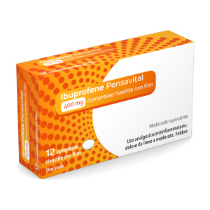 IBUPROFENE PENSA 12CPR 400MG