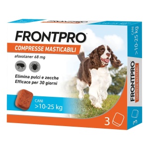 FRONTPRO 3CPR 10-25KG 68MG