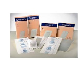 SILVERMED Medicazione Ades.Arg.10x10 5pz