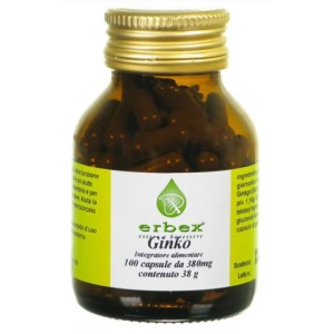 GINKGO BILOBA 100CPS 380MG ERBEX
