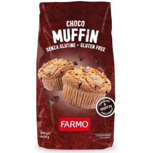 FARMO ChocoMuffin al Cioccolato S/G 4x50g