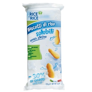 RICE & RICE Biscotto Solub.Riso 120g