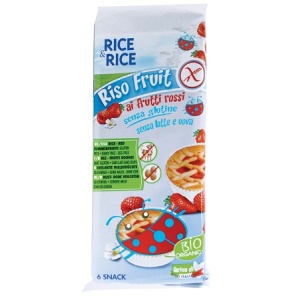 RICE & RICE Crostatina Riso Frutti Rossi 6x33g