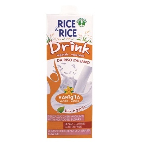 RICE & RICE Bevanda Riso Vaniglia 1Lt
