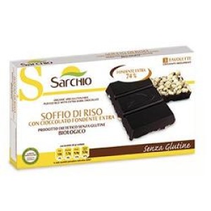 SARCHIO Soffio Riso Cioccolato Fondente 75g