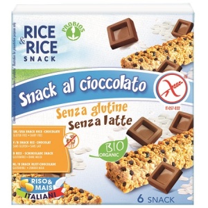 RICE & RICE Snack Riso Cioccolato 6x21g