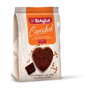 BIAGLUT Biscotti Cuori Dark Cacao 200g