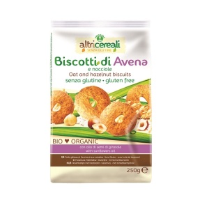 ALTRICEREALI Biscotti Avena Nocciola 250g