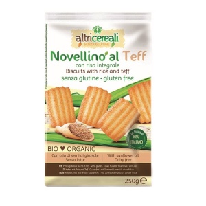 ALTRICEREALI Biscotti Novellini Teff.Riso 250g
