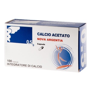 CALCIO Acetato 100Cps 500mg N.A.