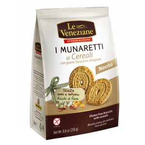 LE VENEZIANE Biscotti I Munaretti ai Cereali 250g