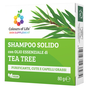 TEA TREE Shampoo Solido 80gr Colour