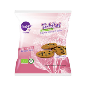 FOODUP Tortillas di Quinoa e Semi di Canapa 35g