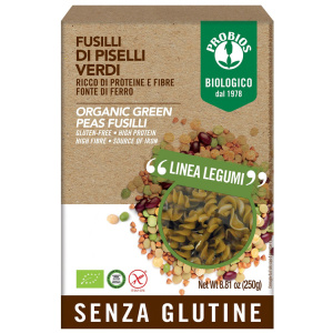PROBIOS Fusilli 100% di Piselli Verdi 250g