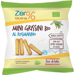 FIOR DI LOTO Mini-Grissini Rosm.Bio 30g