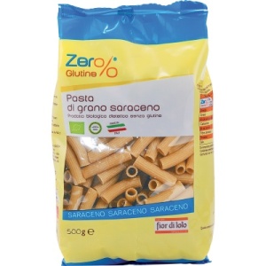 ZERO % GLUTINE Pasta Grano Saraceno Rigatoni 500g