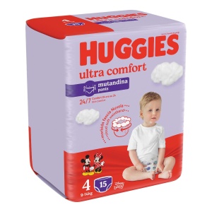 HUGGIES P-Mut.4 (9-14Kg) 15pz